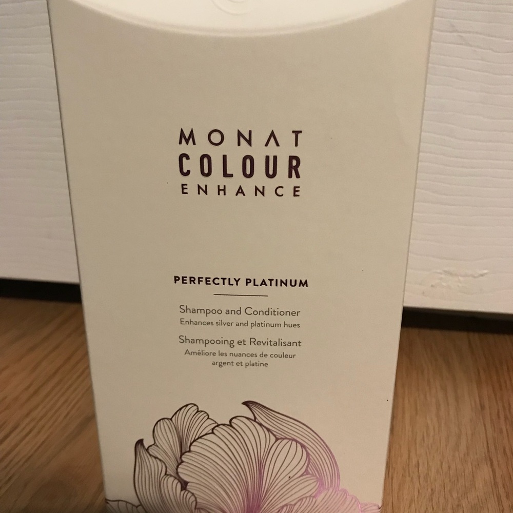 Monat colour enhance platinum shampoo & conditione
